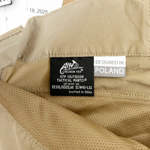 Helicon Tex Tan Outdoor Tactical Pants Sz 40x32 - Picture 3 of 6